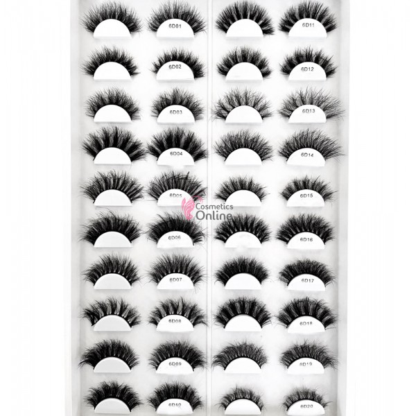 Gene false tip banda 3D Luxury, 20 perechi Mixt Cod 3DMix0120